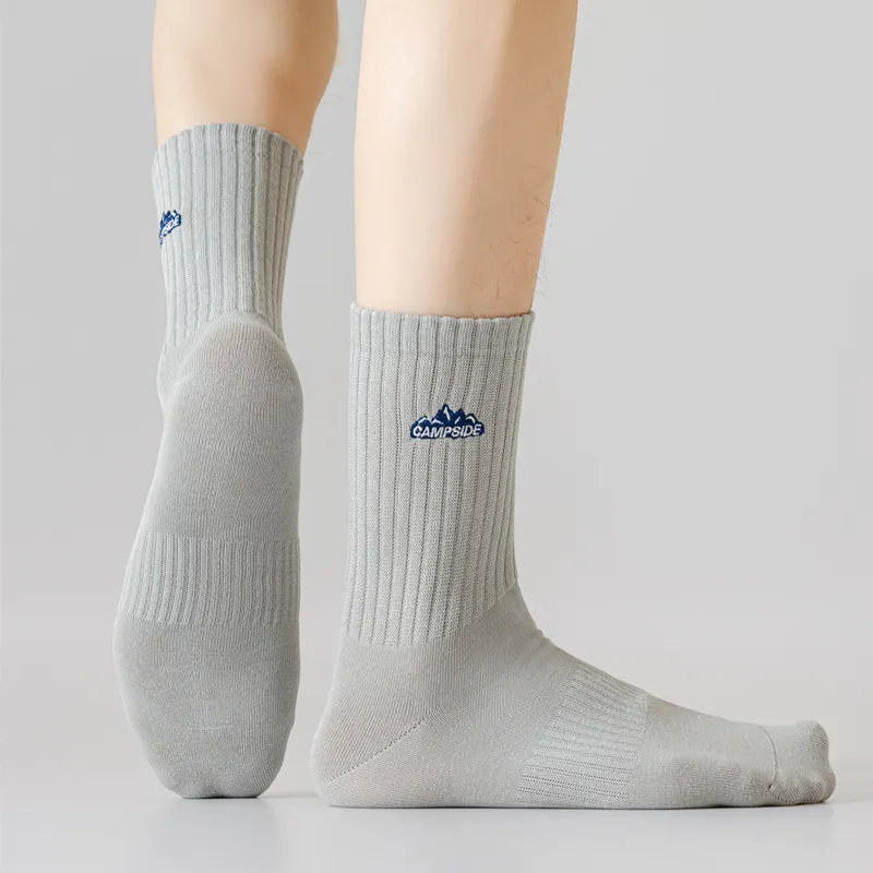 SHIWAJI Mid Calf Socks Men's 4 Pack-9