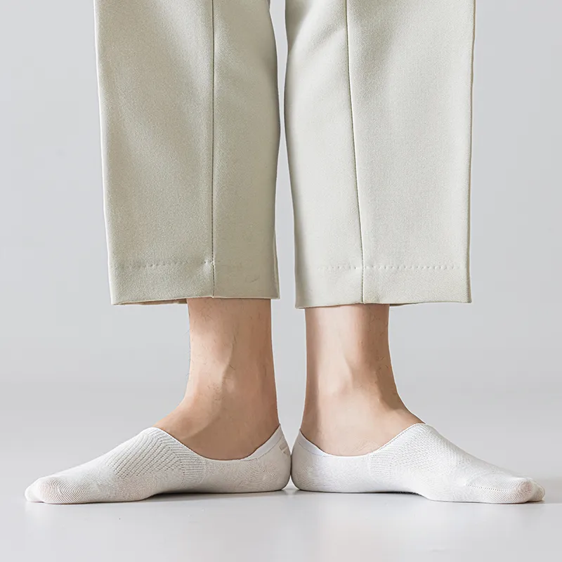 SHIWAJI No Show Socks Men's 4 Pack-8