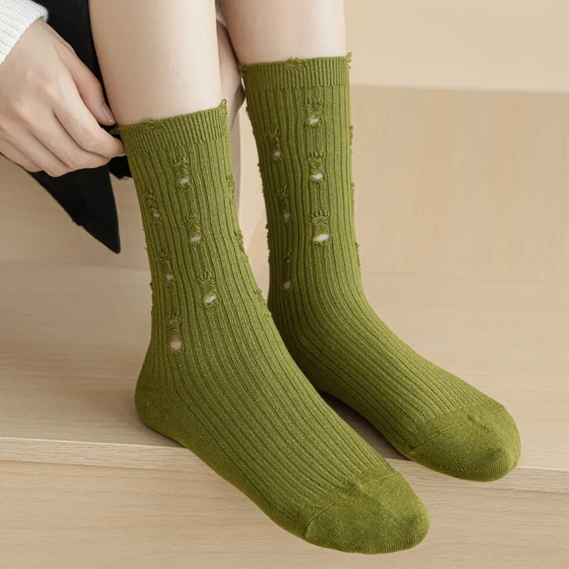 SHIWAJI Mid Calf Socks Unisex 4 Pack-11
