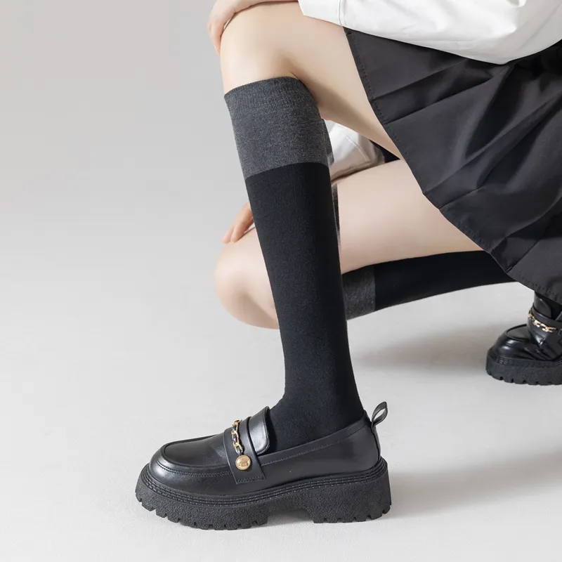 SHIWAJI Women's Knee high Socks-3