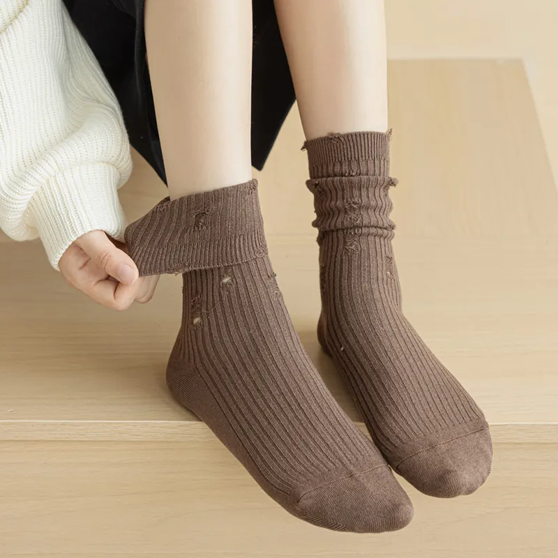 SHIWAJI Mid Calf Socks Unisex 4 Pack-14