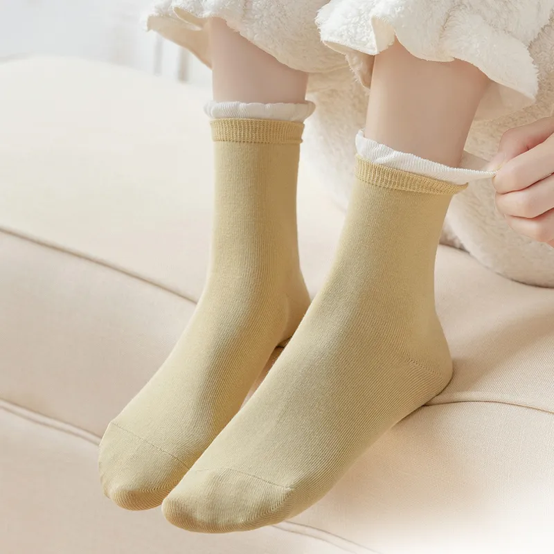 SHIWAJI Women's Mid Calf Socks-4