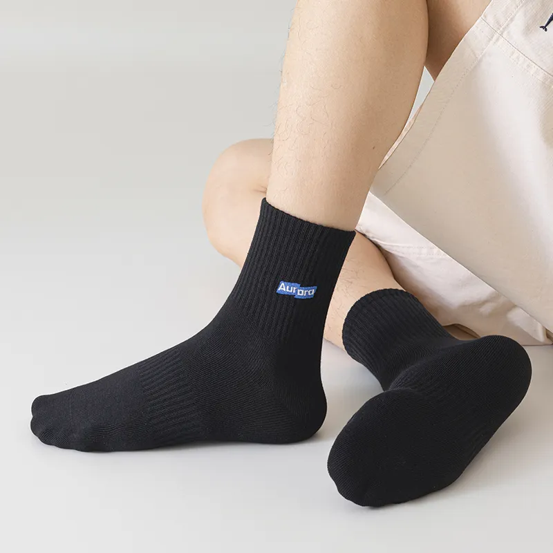 SHIWAJI Mid Calf Socks Men's 4 Pack-3