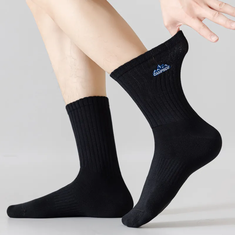 SHIWAJI Mid Calf Socks Men's 4 Pack-7