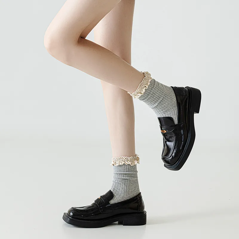 SHIWAJI Mid Calf Socks Women's 3 Pack-12
