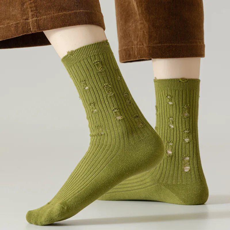 SHIWAJI Mid Calf Socks Unisex 4 Pack-10