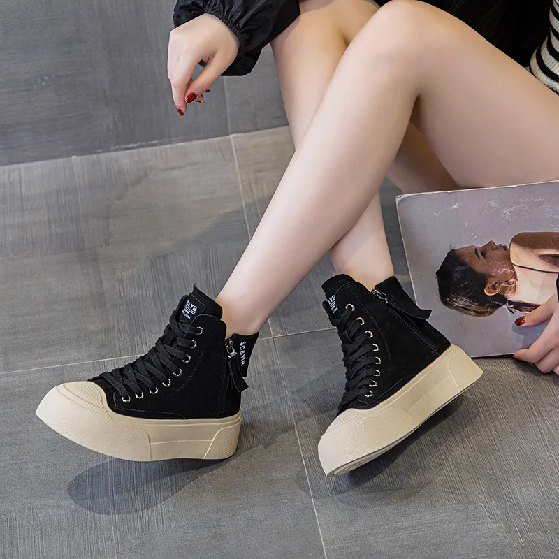 The Mystery Of Glamour High Top Casual Shoes Women's-16