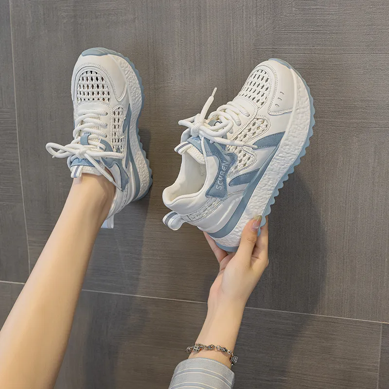 The Mystery Of Glamour Breathable Height Increase Low Top Casual Shoes Women's-8