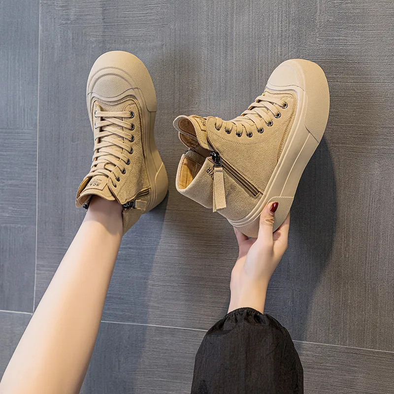 The Mystery Of Glamour High Top Casual Shoes Women's-4