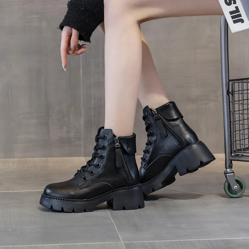 The Mystery Of Glamour Short Martin Boot 6CM Women's-10