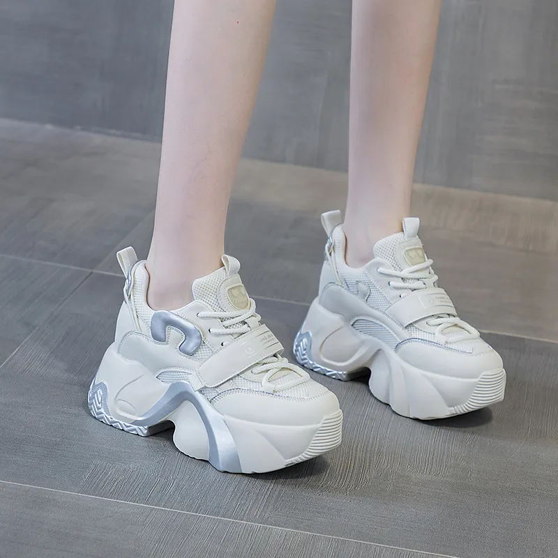 The Mystery Of Glamour Low Top Chunky Sneakers Women's-14