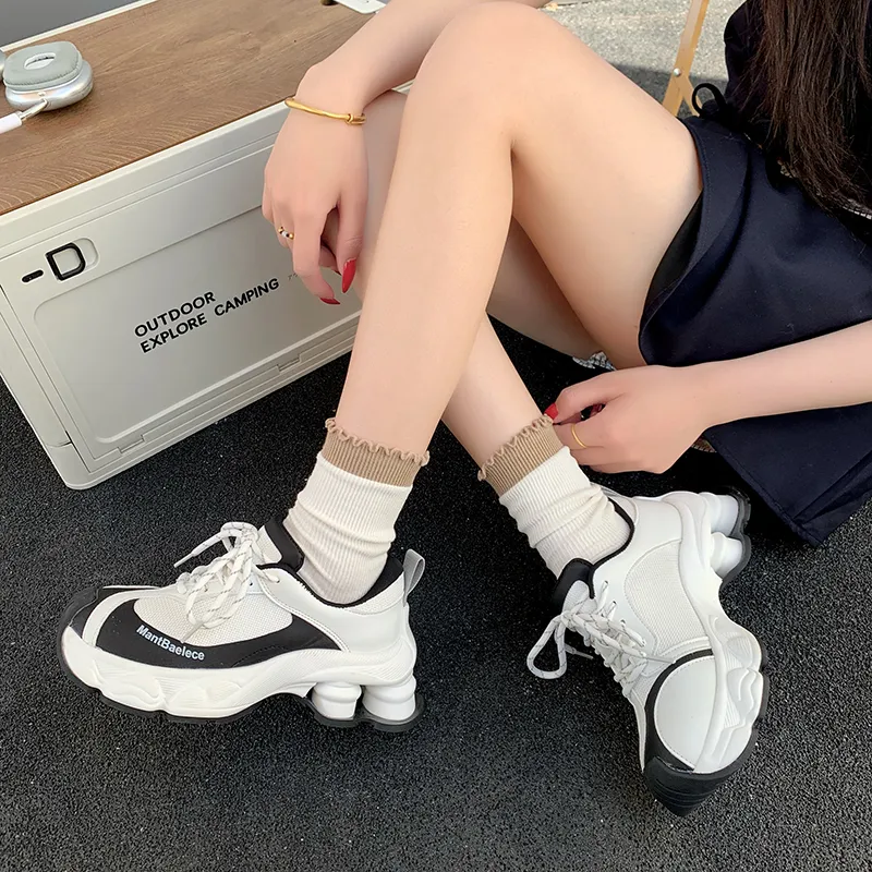 The Mystery Of Glamour Low Top Chunky Sneakers Women's-12