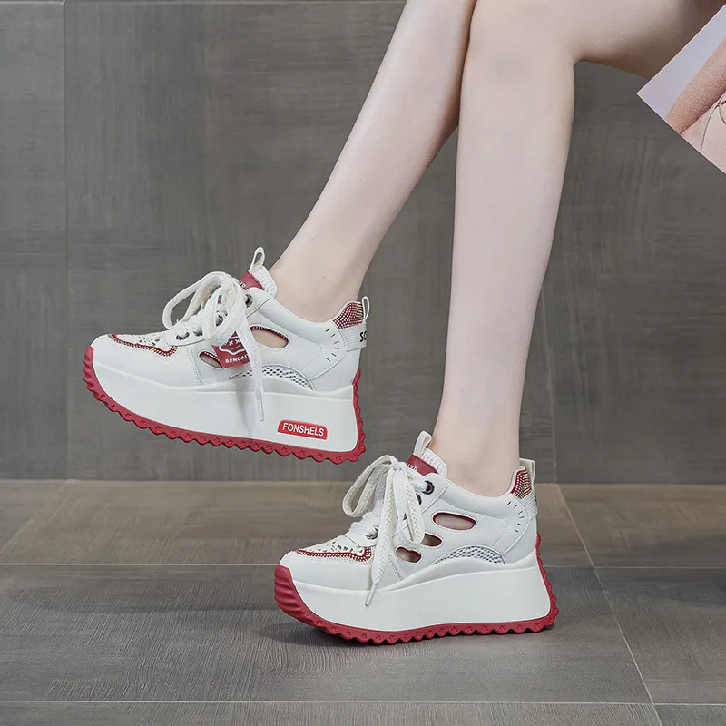 The Mystery Of Glamour Breathable Low Top Casual Shoes Women's-2