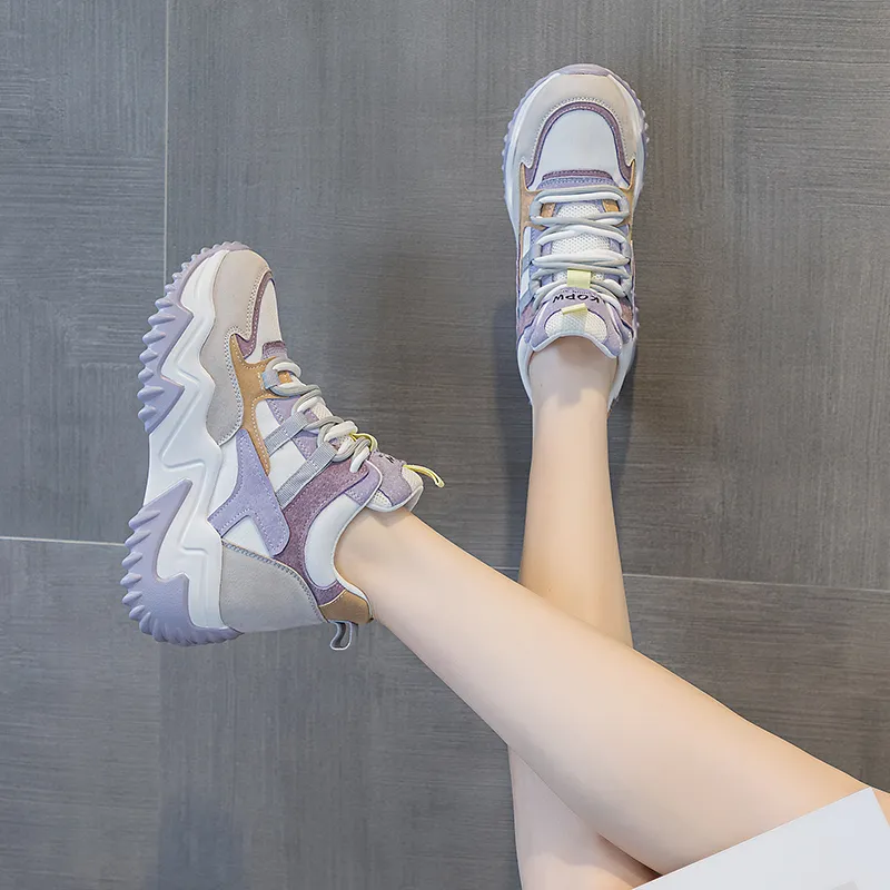 The Mystery Of Glamour High-Top Chunky Sneakers Women's-8