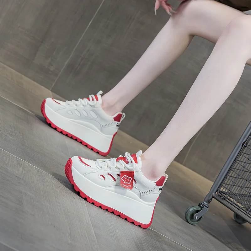 The Mystery Of Glamour Height Increasing Low-Top Casual Shoes Women's-7