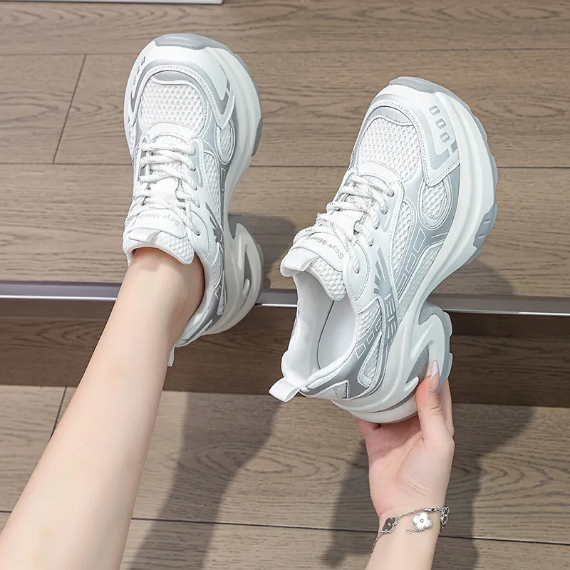 The Mystery Of Glamour Low Top Chunky Sneakers Women's-13
