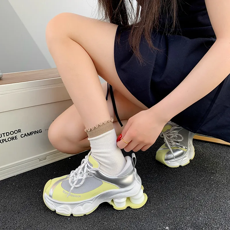 The Mystery Of Glamour Low Top Chunky Sneakers Women's-1