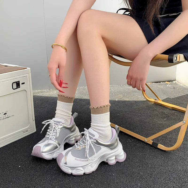 The Mystery Of Glamour Low Top Chunky Sneakers Women's-7