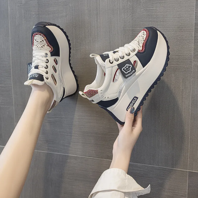The Mystery Of Glamour Breathable Low Top Casual Shoes Women's-11