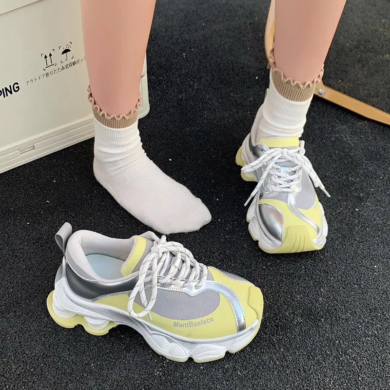 The Mystery Of Glamour Low Top Chunky Sneakers Women's-3