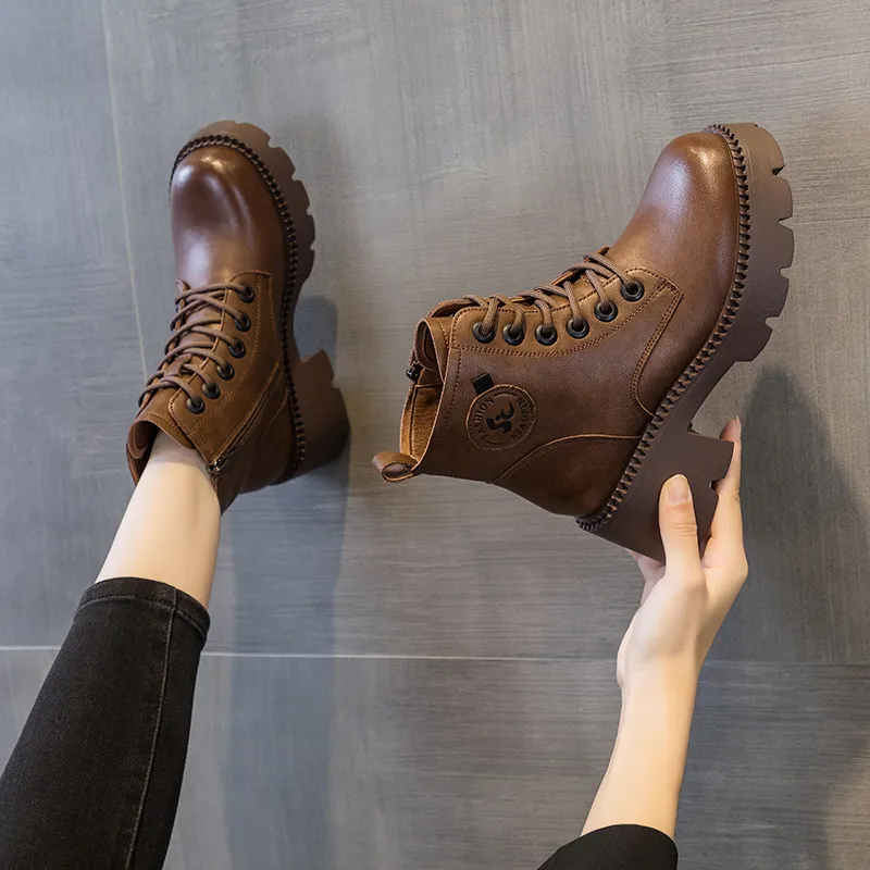 The Mystery Of Glamour Short Martin Boot Women's-17
