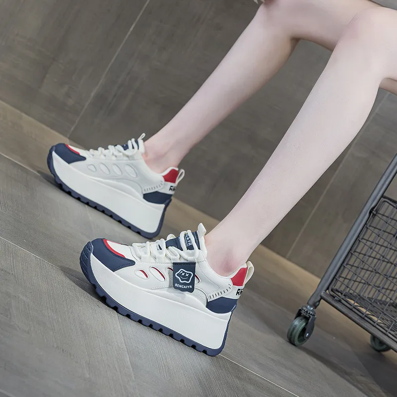 The Mystery Of Glamour Height Increasing Low-Top Casual Shoes Women's-4