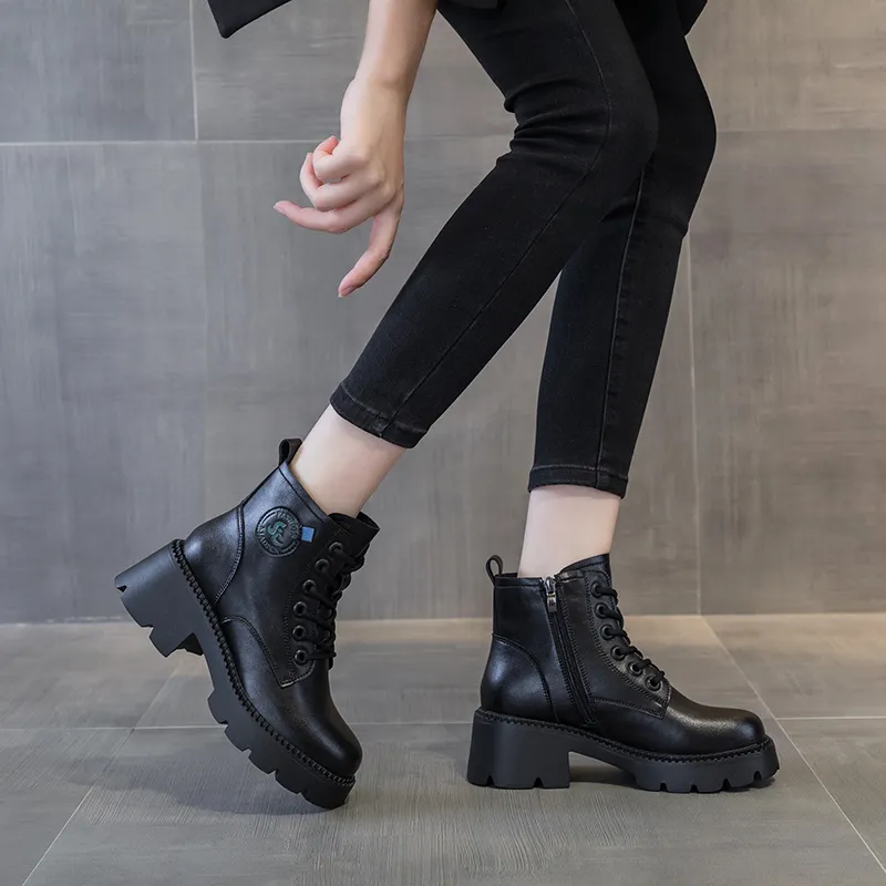 The Mystery Of Glamour Short Martin Boot Women's-12