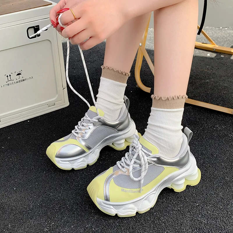 The Mystery Of Glamour Low Top Chunky Sneakers Women's-2