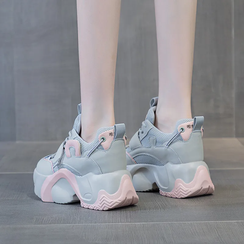 The Mystery Of Glamour Low Top Chunky Sneakers Women's-5