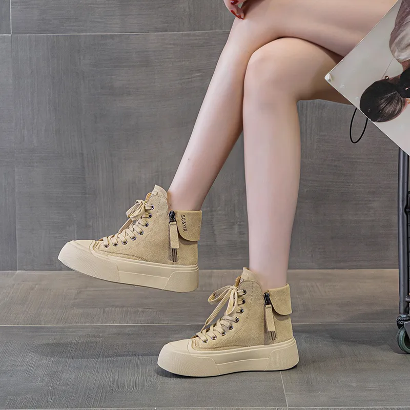 The Mystery Of Glamour High Top Casual Shoes Women's-5