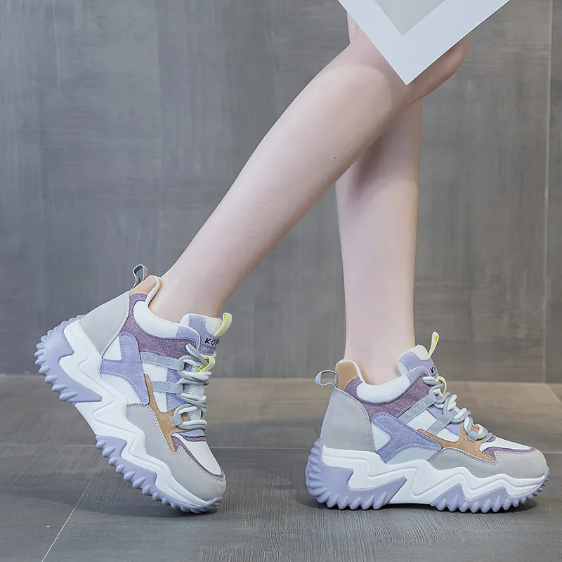 The Mystery Of Glamour High-Top Chunky Sneakers Women's-22