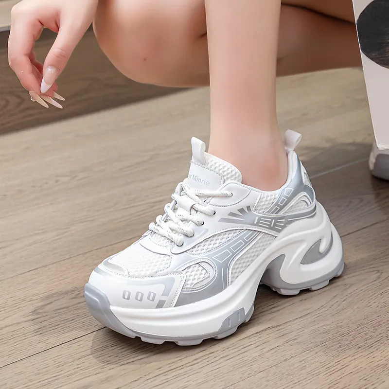 The Mystery Of Glamour Low Top Chunky Sneakers Women's-14