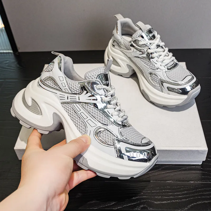 The Mystery Of Glamour Low Top Chunky Sneakers Women's-2