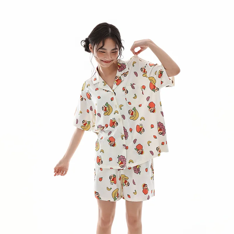 QINZUIMAO x Crayon Shinchan/ Pajama Set Women's Gift Box Set-3