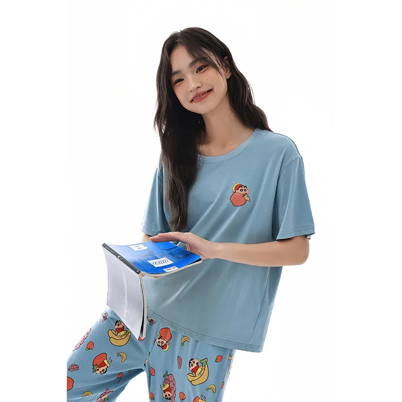QINZUIMAO x Crayon Shinchan/ Pajama Set Women's Gift Box Set-10