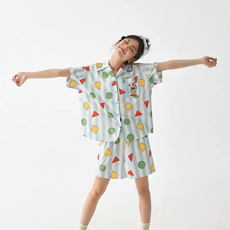 QINZUIMAO x Crayon Shinchan Pajama Set Women's-2