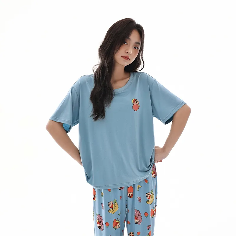 QINZUIMAO x Crayon Shinchan/ Pajama Set Women's Gift Box Set-11