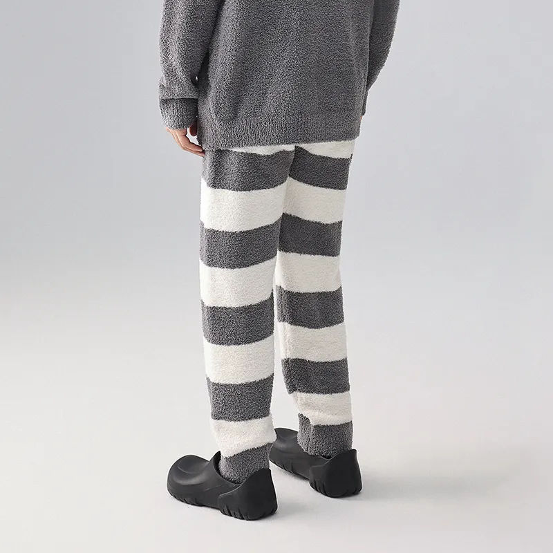 QINZUIMAO Pajama Set Men's Castle Gray-2