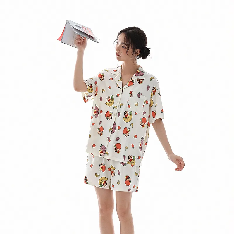 QINZUIMAO x Crayon Shinchan/ Pajama Set Women's Gift Box Set-2