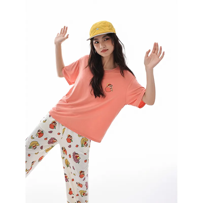 QINZUIMAO x Crayon Shinchan/ Pajama Set Women's Gift Box Set-5