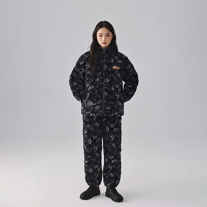 QINZUIMAO Pajama Set Women's Glaze Blue-1