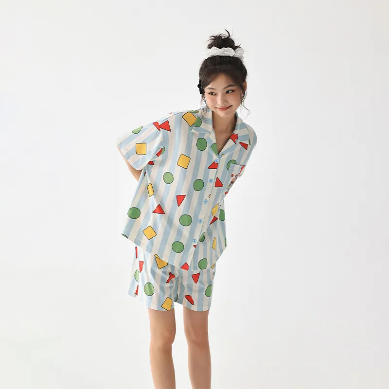 QINZUIMAO x Crayon Shinchan Pajama Set Women's-3