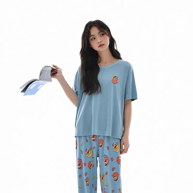 QINZUIMAO x Crayon Shinchan/ Pajama Set Women's Gift Box Set-7