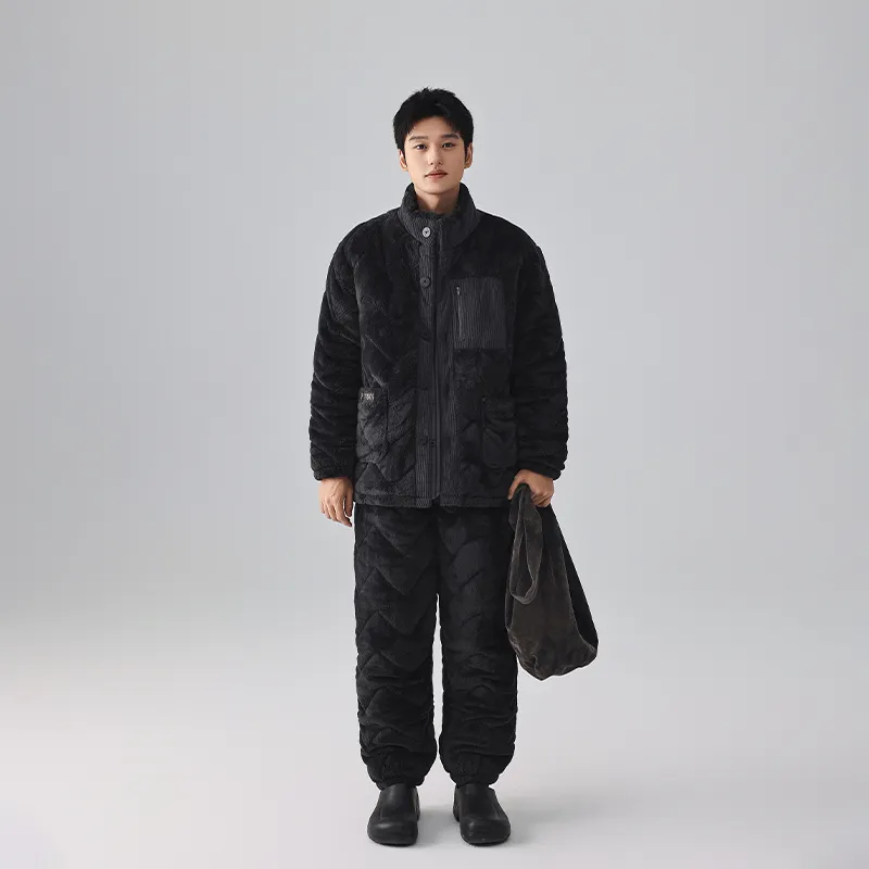 QINZUIMAO Men Pajama Sets-3