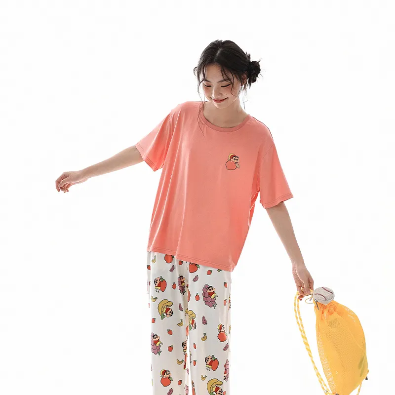 QINZUIMAO x Crayon Shinchan/ Pajama Set Women's Gift Box Set-1