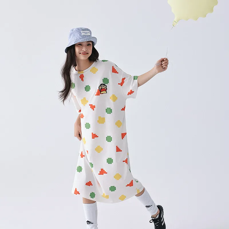 QINZUIMAO x Crayon Shinchan/, Nightgown Women's-2