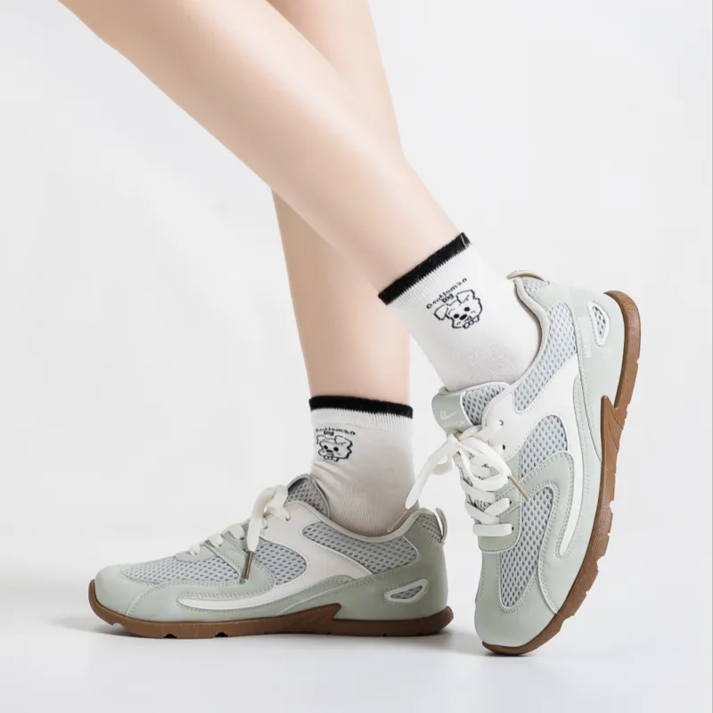 Warrior Breathable, Balanced, Lightweight Low Top Casual Shoes Women's Light Green Beige-4