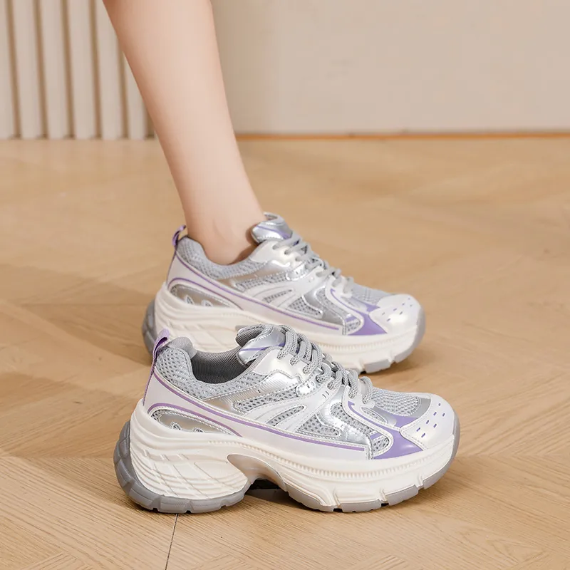 DAPHNE Low Top Chunky Sneakers Women's-11
