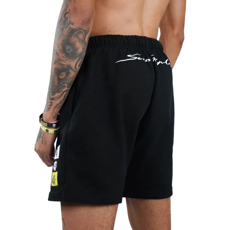 Serious Player Only x COURTREAPER Casual Shorts Men's Black-4