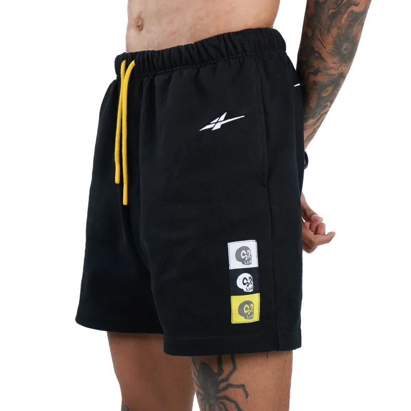 Serious Player Only x COURTREAPER Casual Shorts Men's Black-3